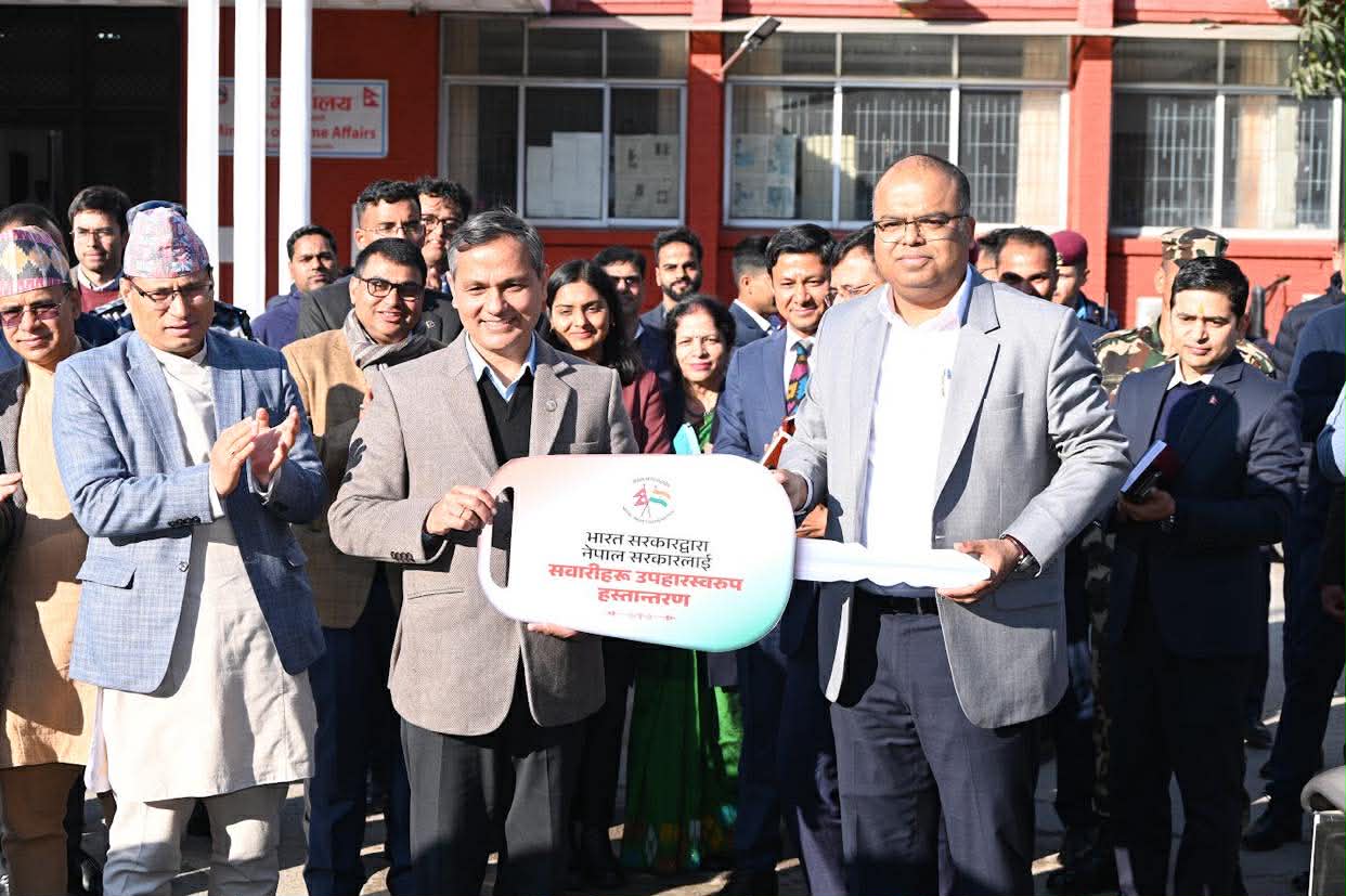 India provides vehicles as part of poll-related assistance