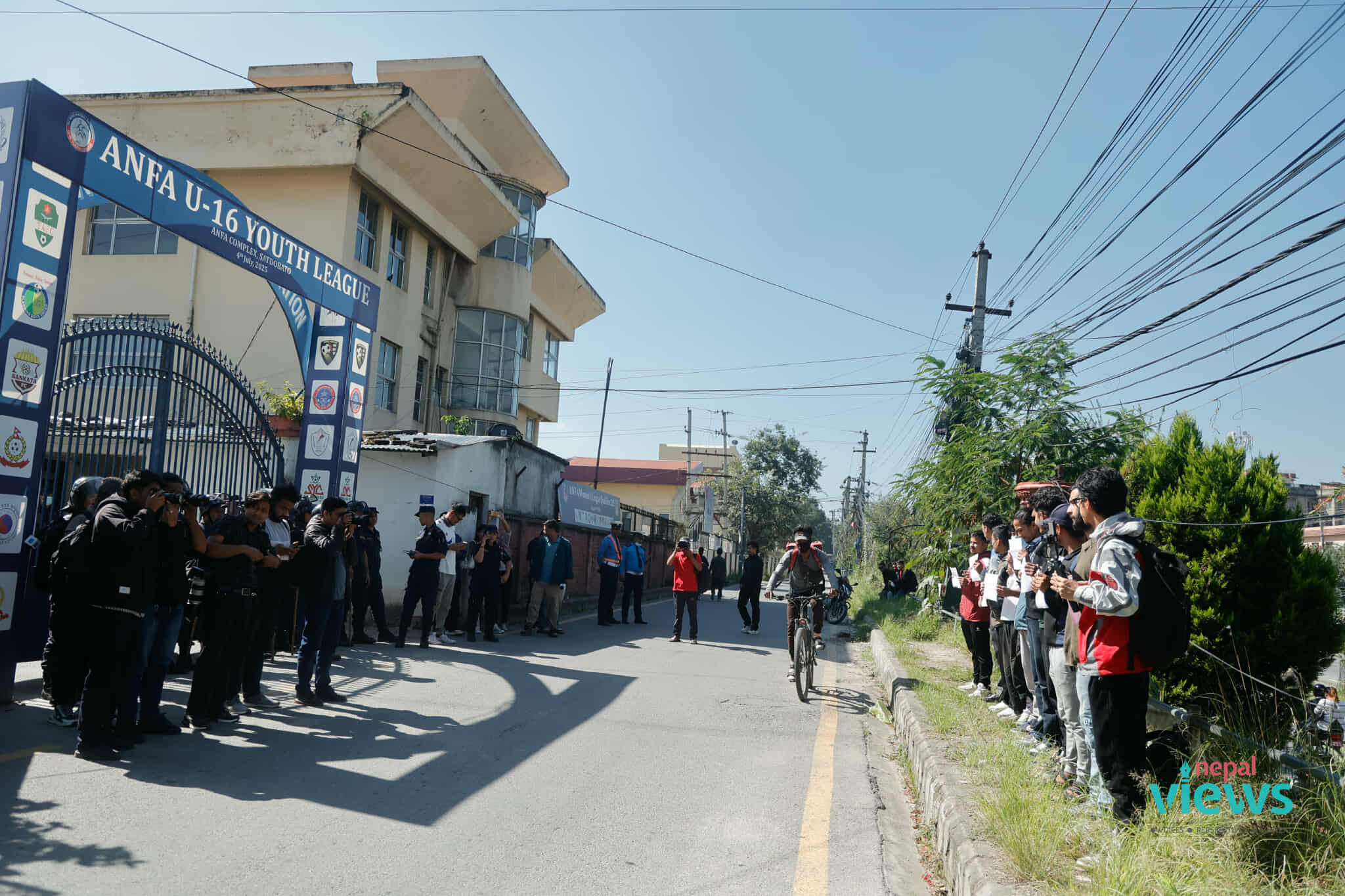 Peaceful protest outside ANFA calling for transparency and accountability (Photos)