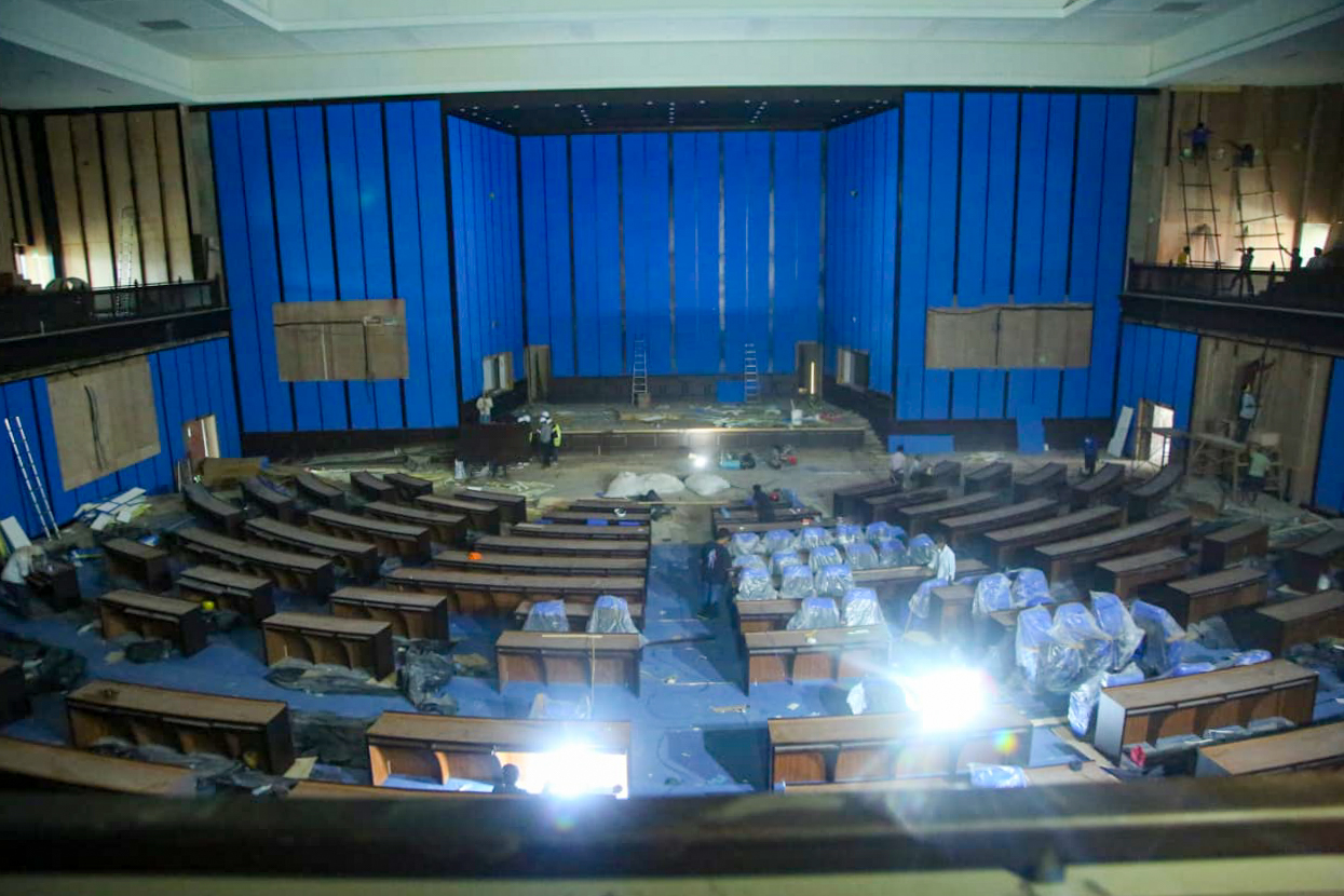 Construction of New Federal Parliament Building in its final stage (Photos)