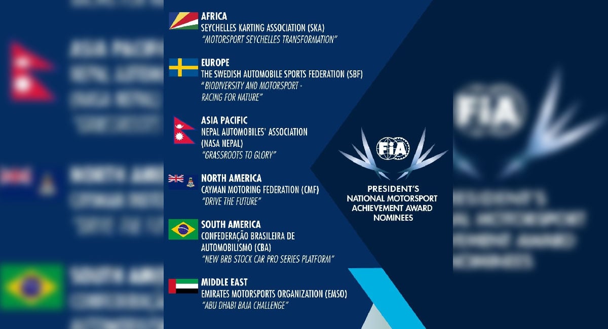 NASA Nepal nominated for 2025 FIA President’s Awards