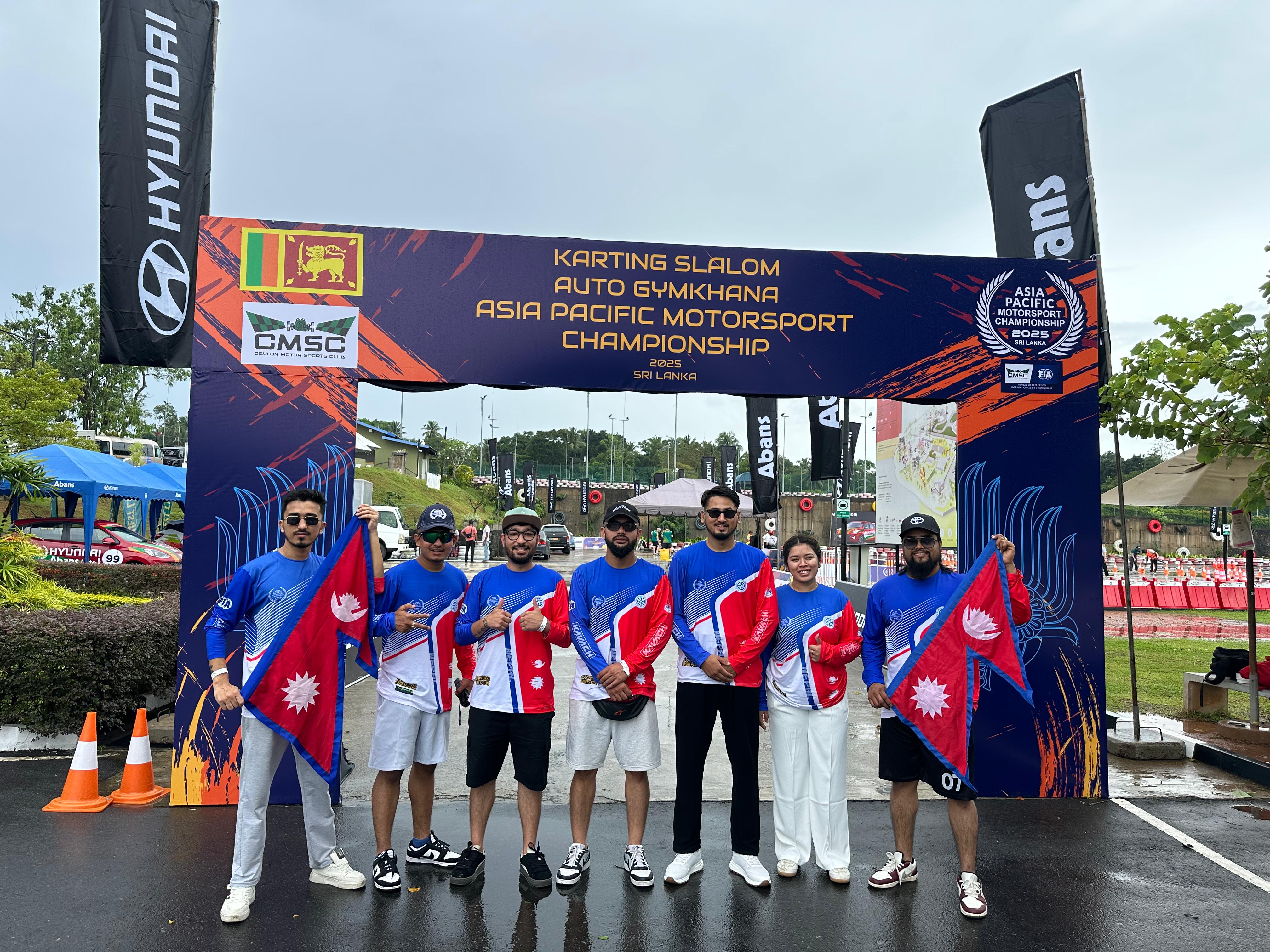 Six Nepali Racers gear up for Asia-Pacific Motorsports Championship in Sri Lanka