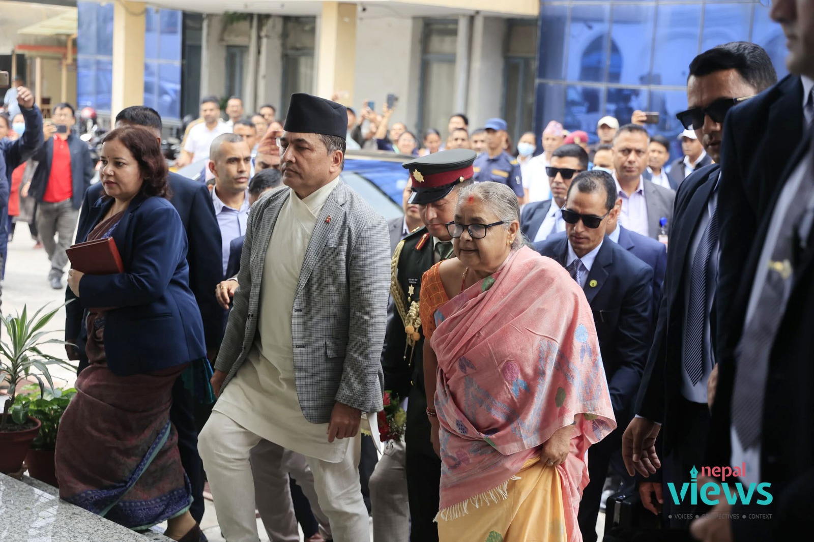 Sushila Karki in Singha Durbar (Photos)