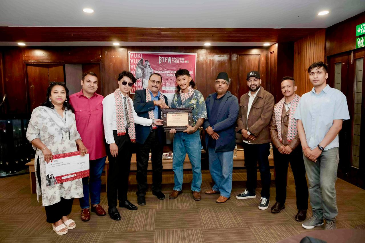 BTFW honors Nepali MMA fighter Yuki Angdembe