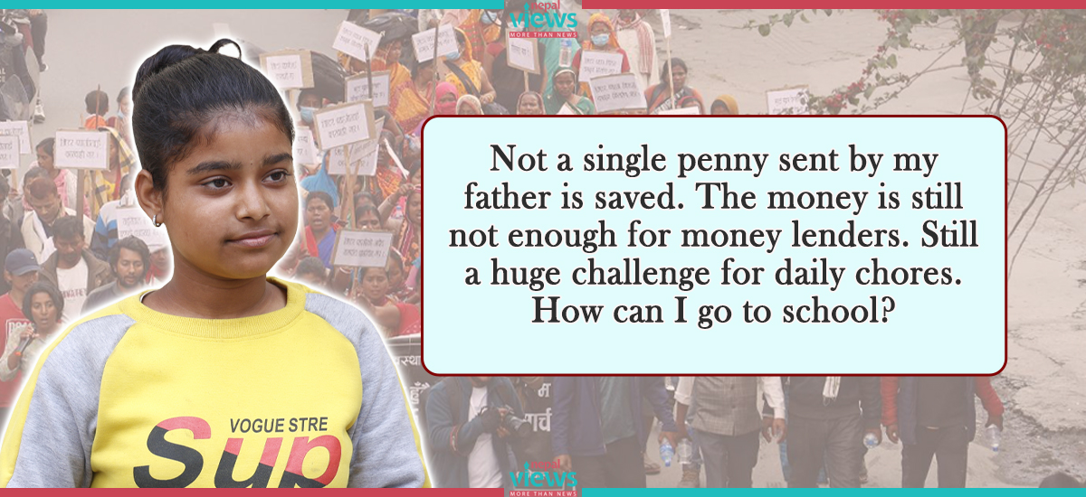 The vicious circle of Loan sharks' trap puts schooling of Garima in limbo