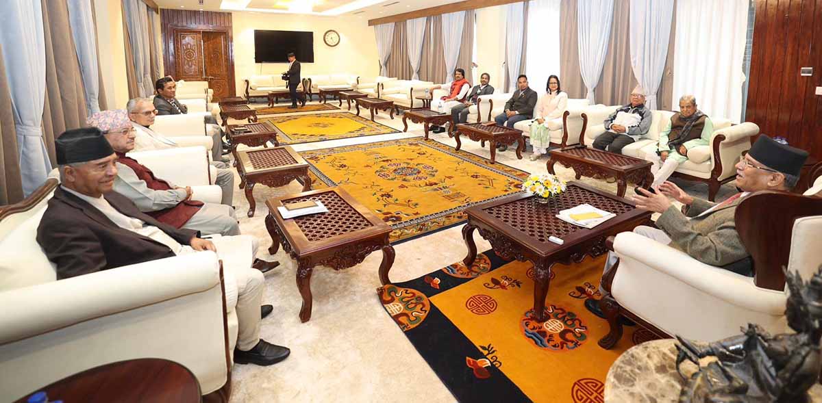 Meeting of coalition partners kicks off in Baluwatar