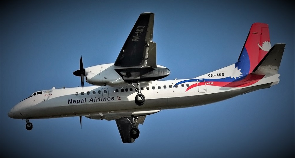 NAC aircraft makes successful test flight at Resunga Airport