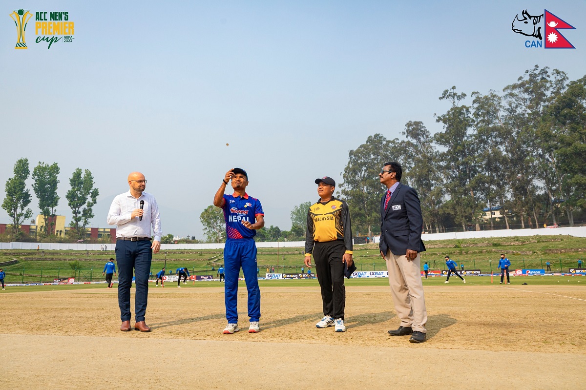 ACC Men's Premier Cup: Nepal bowls against Malaysia