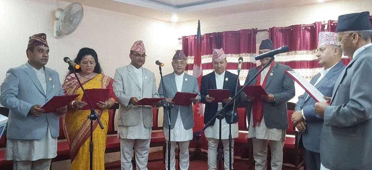 Bagmati provincial government expanded, ministers sworn-in
