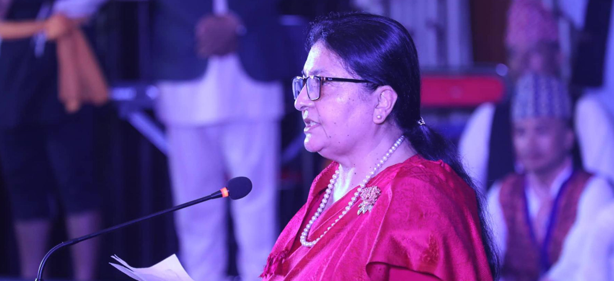 World Environment Day: Former President Bhandari insists on resolution against plastic pollution