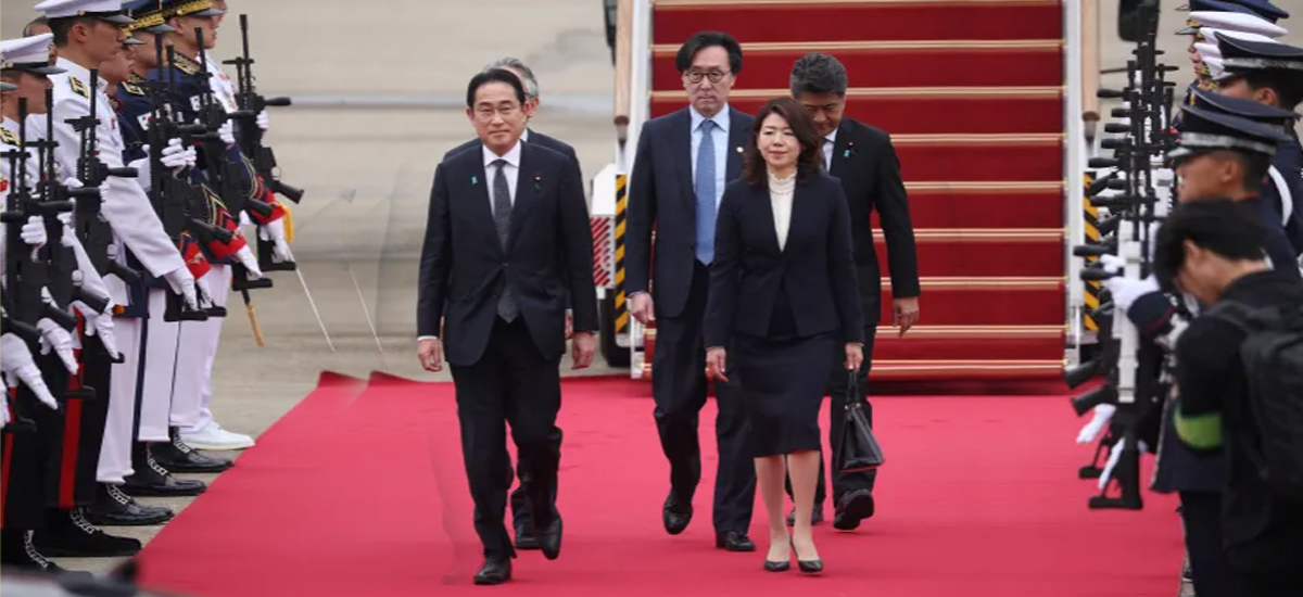 Fumio Kishida reaches Seoul for strengthening bilateral relationship
