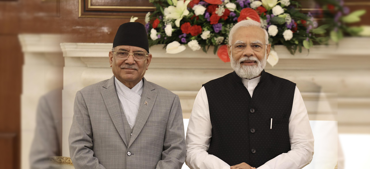 Prachanda and Modi inaugurate Bathnaha-Biratnagar railway