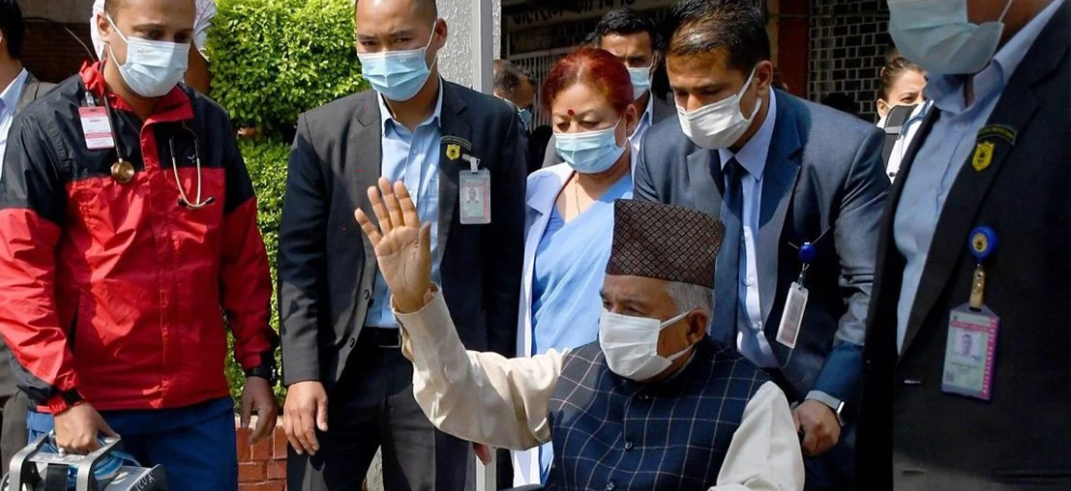 President Paudel's health status normal; Under 24 hours of observation ...