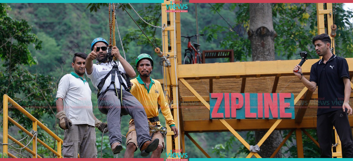 Zipline over Trishuli River (Photo Feature)