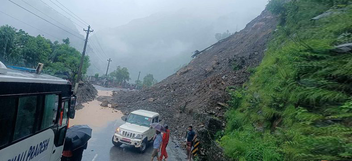 Landslide disrupts Narayangadh-Muglin road again