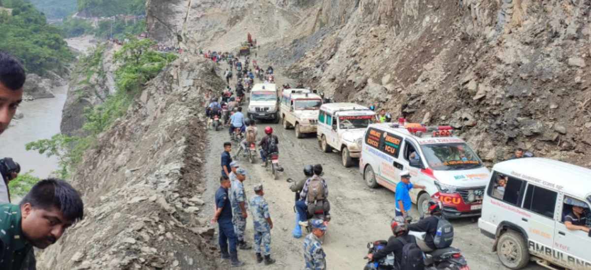 Two-way traffic resumes on Narayangadh–Muglin road