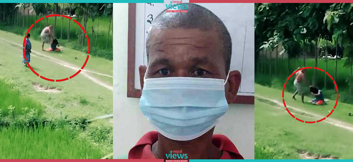 Police arrest father-in-law for thrashing his daughter-in-law (Video)