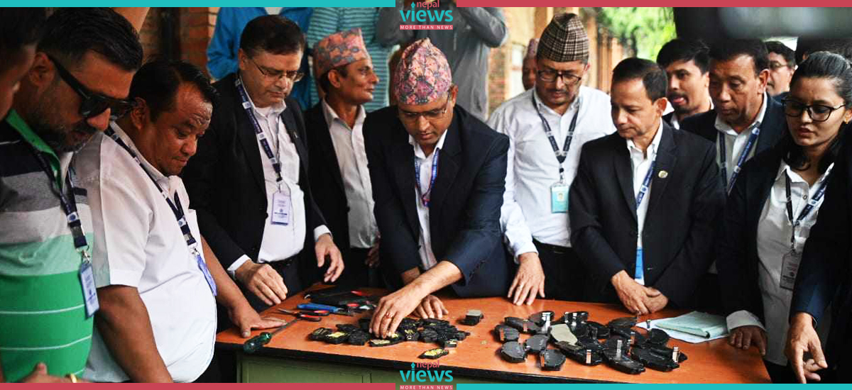 155 kilos of seized gold weighed 60 kilos after melting