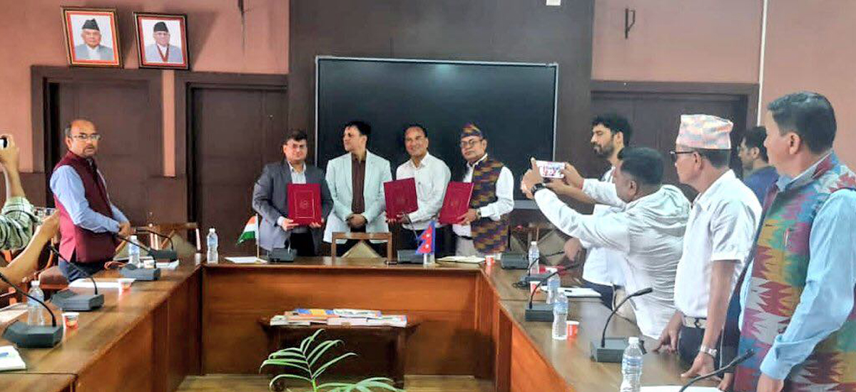 MoUs for Four Projects to be implemented under GoI Grant Assistance in Nepal