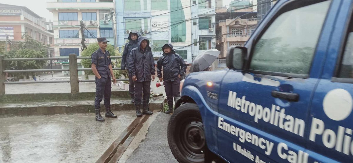 Downpour in Kathmandu Valley: Alert issued for safety