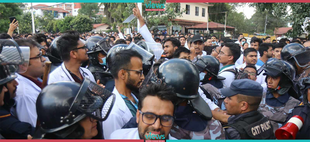 Inspector faces suspension for controversial comment of thrashing doctor; Formation of inquiry committee