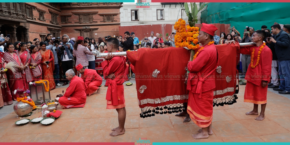 Fulpati in Dashain Ghar (Photo Feature)