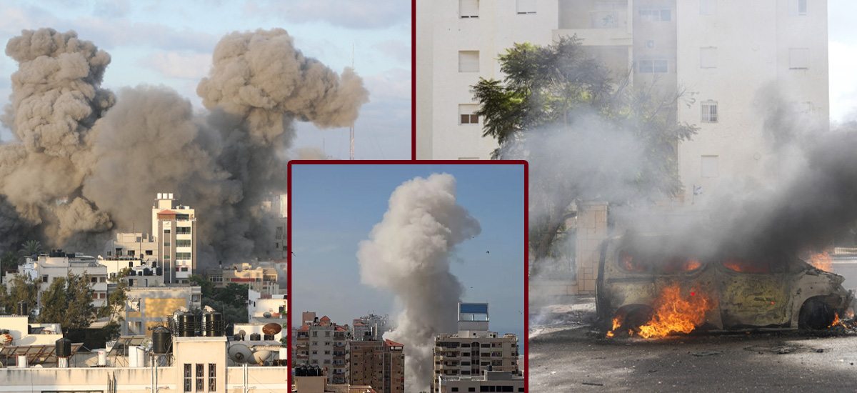 Clash between Israel and Hamas going on, Death of more than 6 hundred and 4 thousand injured