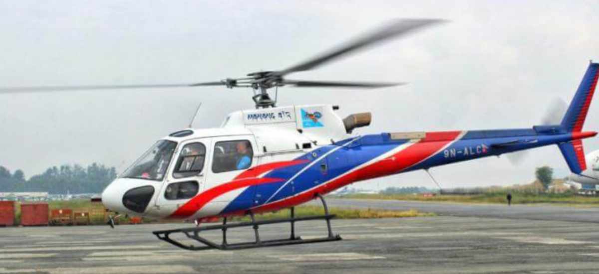 Helicopter crash, injured pilot out of danger