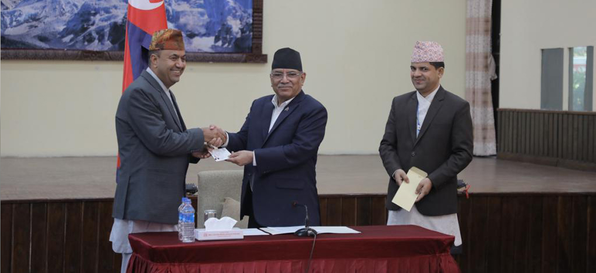 Citizenship distribution to NRN citizens begins, Kul Acharya receives first citizenship