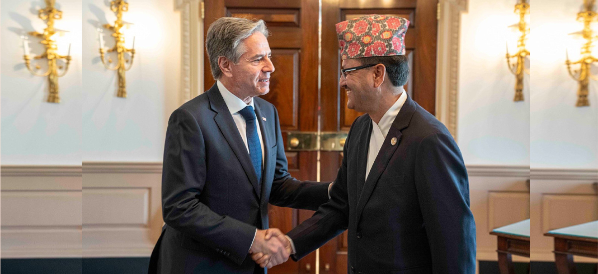 Foreign Minister Saud and his US counterpart hold bilateral meeting