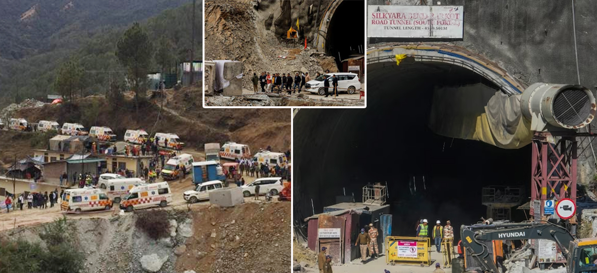 Rescue Operation of 41 workers stuck in Uttarkashi's tunnel going on