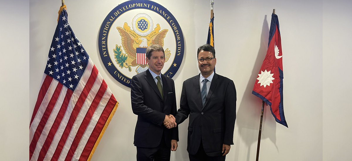 Foreign Minister Saud meets US Finance Corporation Chief Executive Nathan