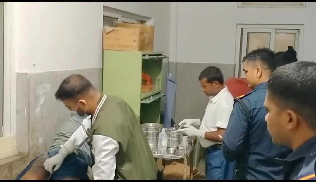 Confrontation between robbers and police