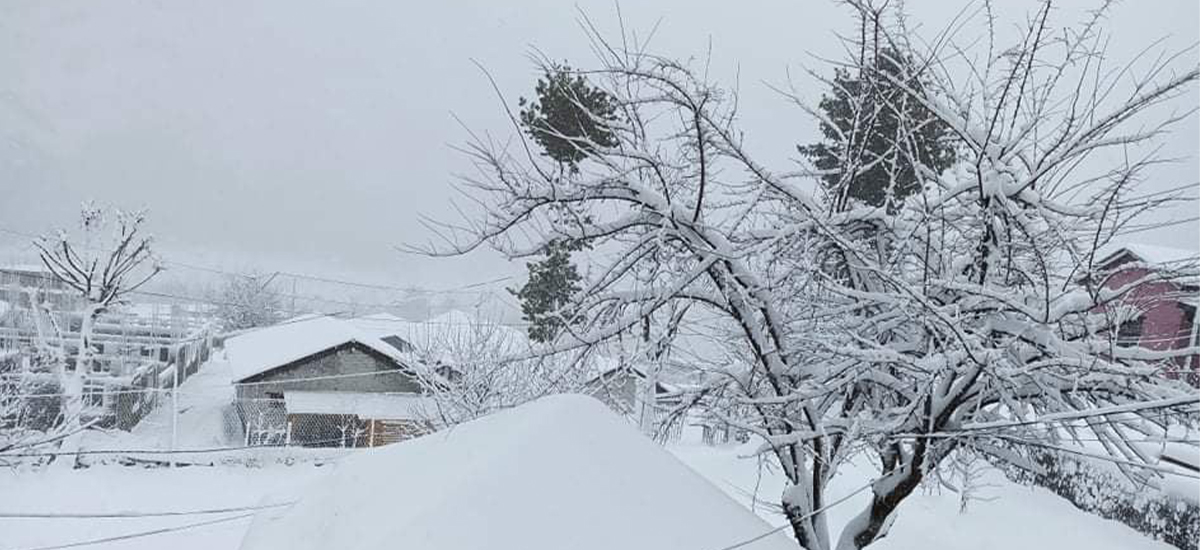 Cold cripples life in Manang, mercury dips to -18 degrees Celsius