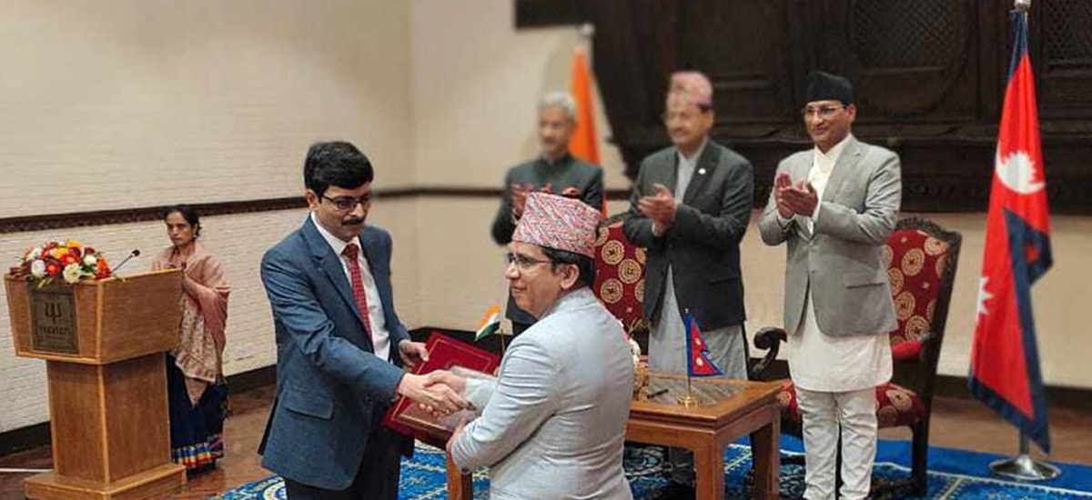 Nepal and India sign 4 points agreement