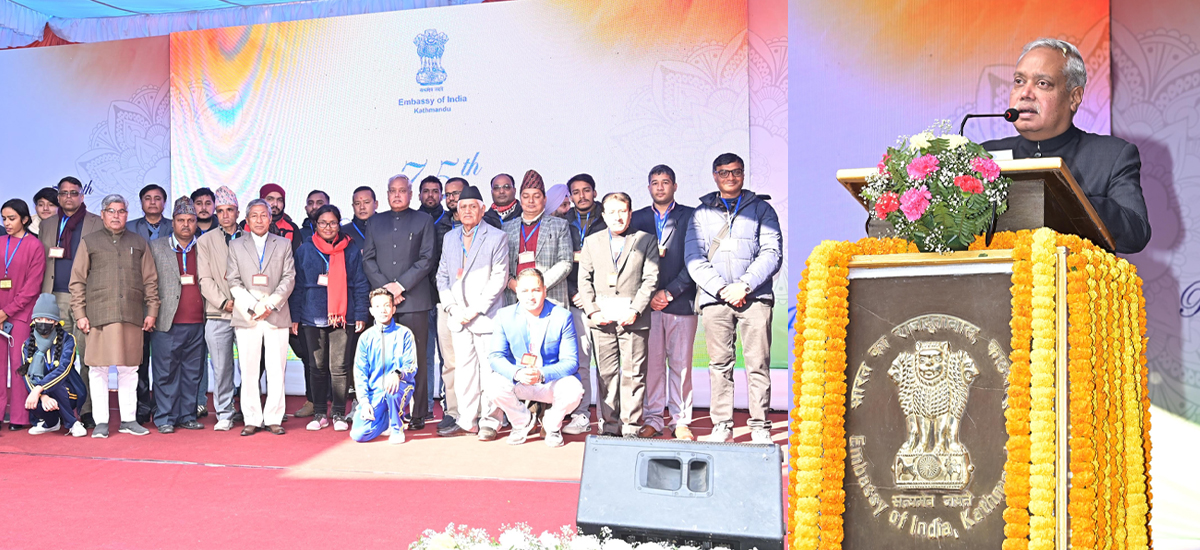 Embassy of India celebrates 75th Republic Day of India