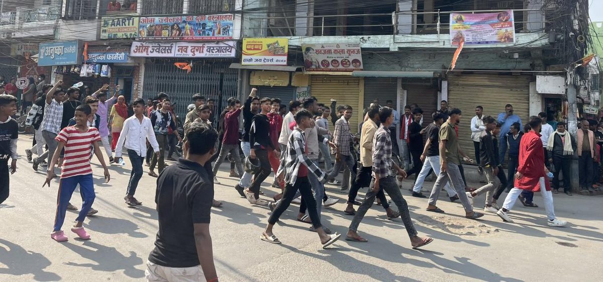 Hindu Samaj shuts down Birgunj Metropolitan City
