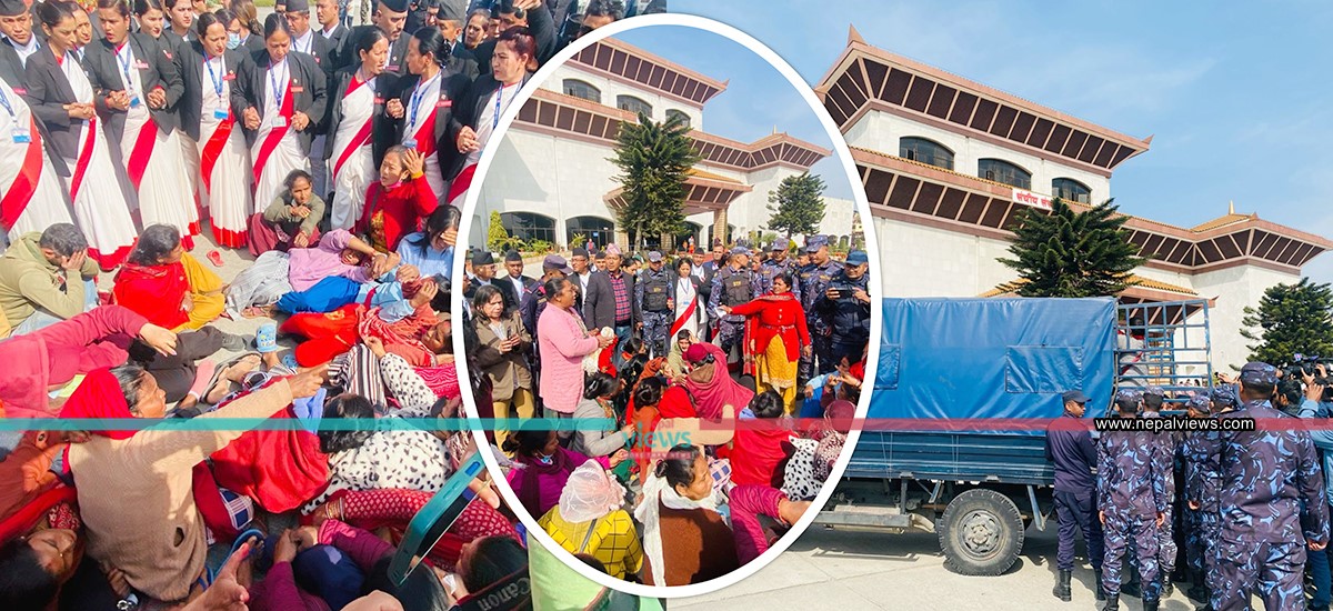 Police arrest loan shark victims in Parliament building