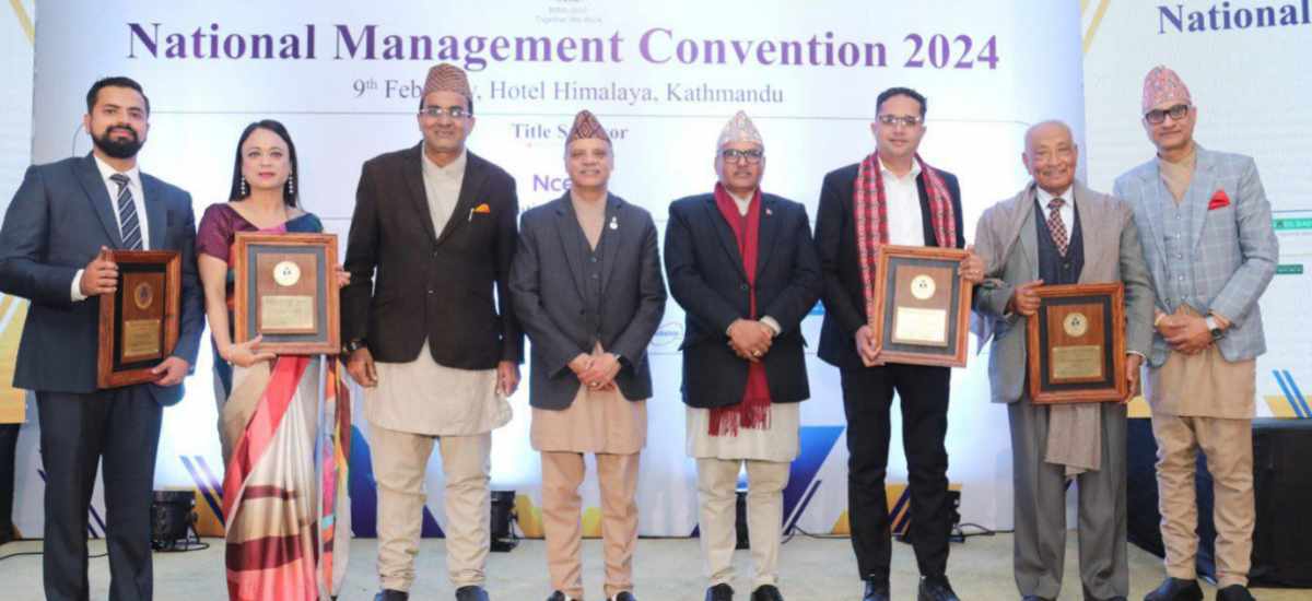 MAN honors Manoj Paudel with 'Youth Icon Recognition Award 2023'