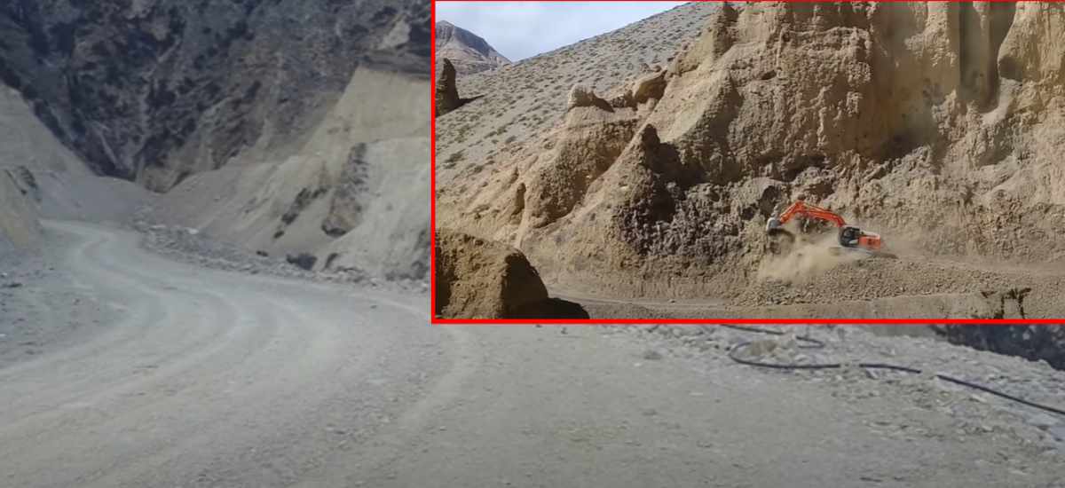 Beni-Jomsom-Korala road sees 80 percent physical progress in 8 years