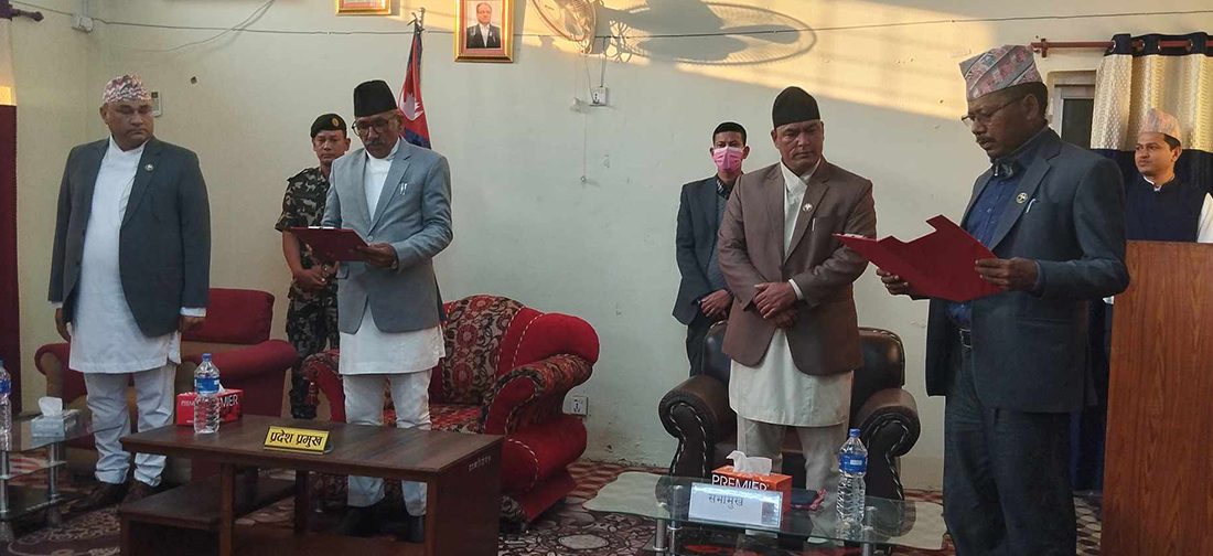 Cabinet expansion in Sudurpaschim province; Nagarik Unmukti's Chaudhary becomes Minister