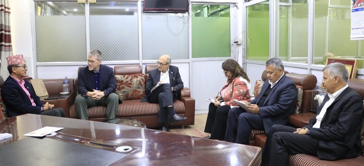 Chairperson Lingden shows curiosity with Ambassador Thompson about American funding to promote atheism