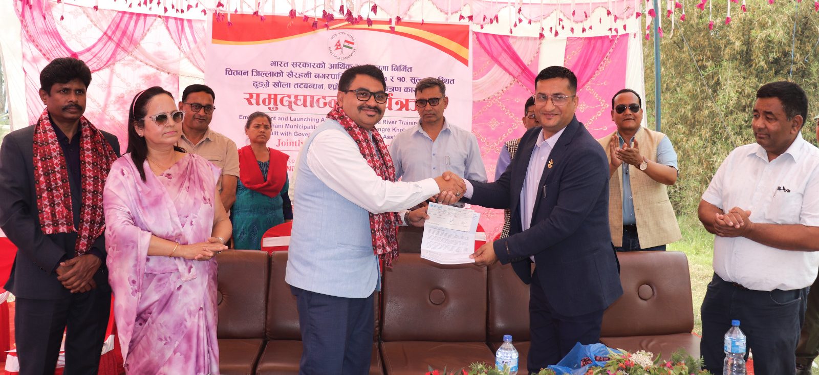 India built High Impact Community Development Project in Chitwan