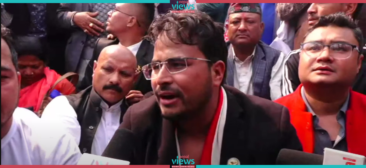 Gyanendra Shahi suggests Minister Lamichhane not to get tipsy while craving power