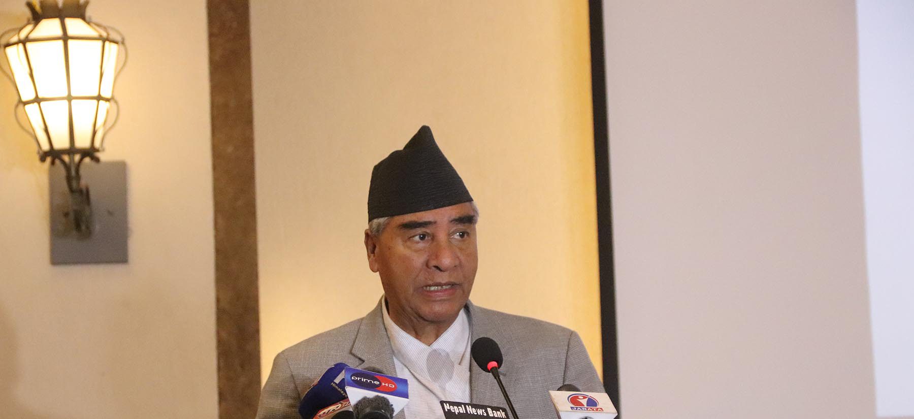 NC President Deuba: No possibility of monarchy's comeback