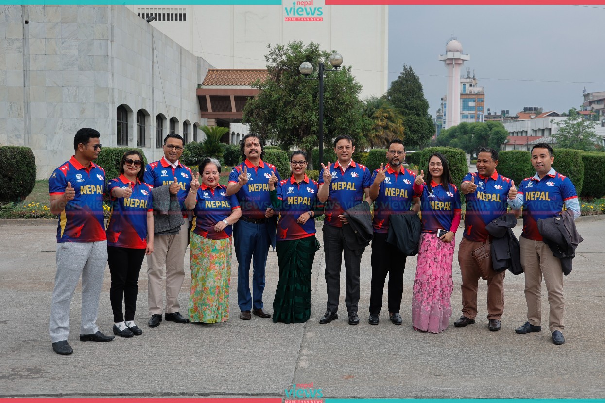 RSP MPs, wearing National Cricket Team Jersey, attend Parliament (Photo Feature)