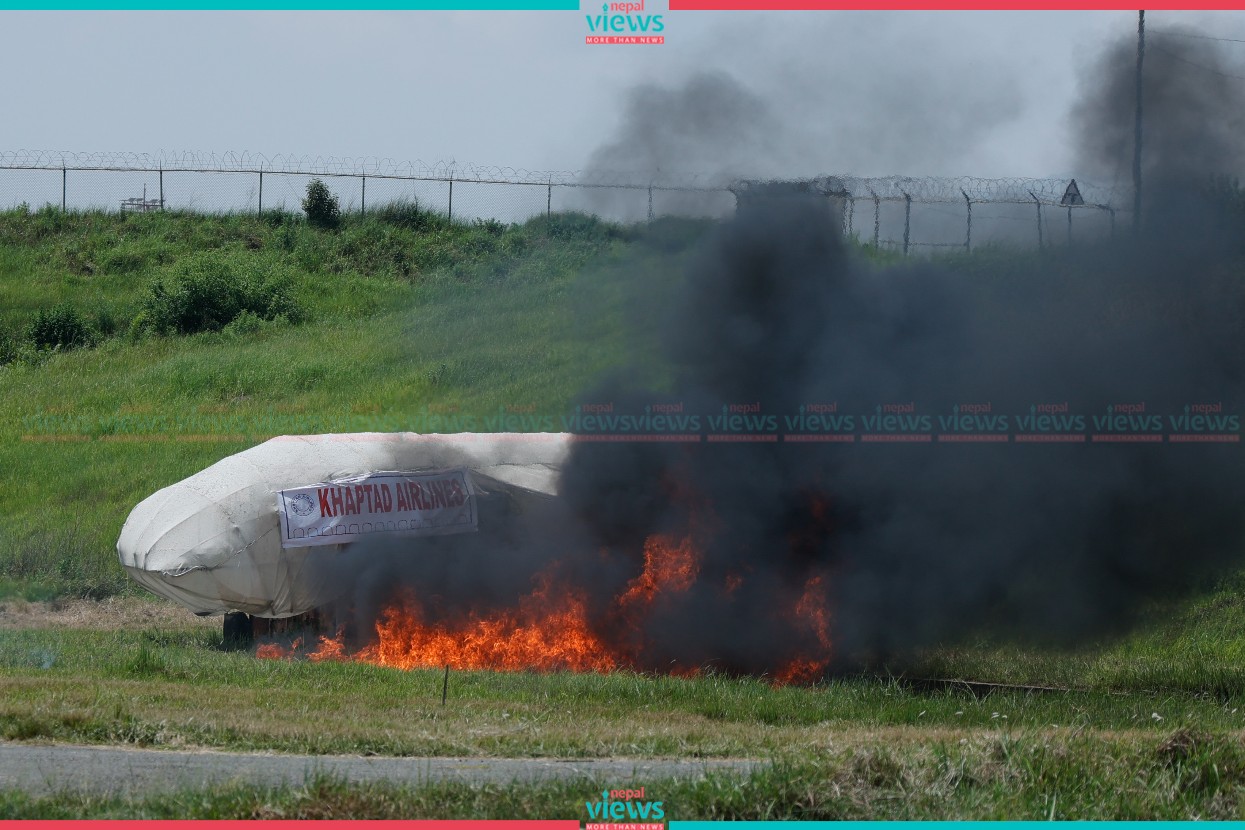 CAAN conducts Emergency Rescue Drill at TIA (Photo Feature)