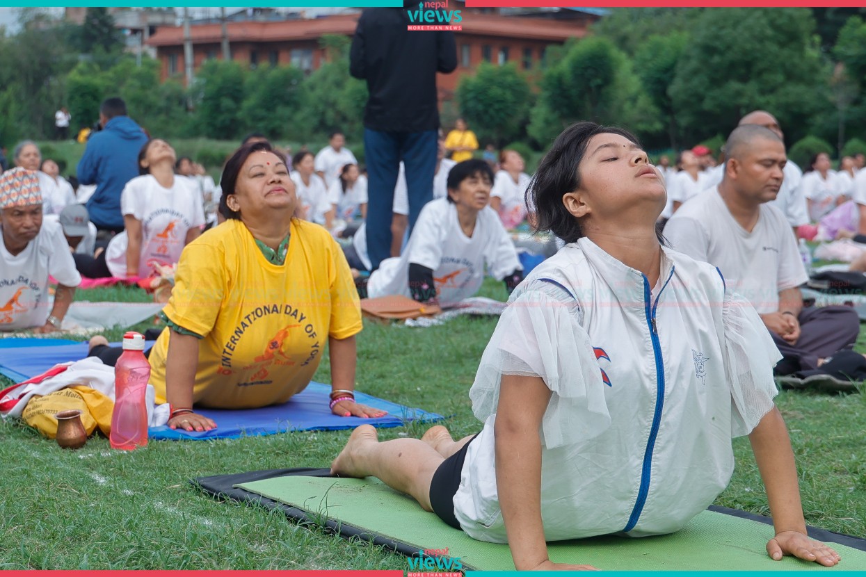 Celebration of International Day of Yoga (Photo feature)
