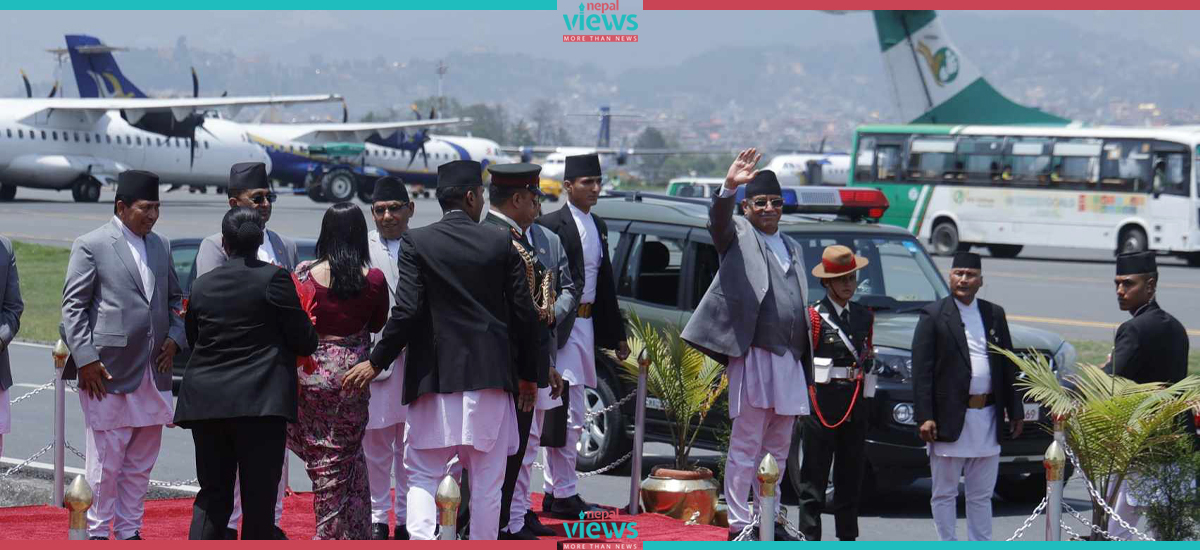 PM Dahal departs for India to attend swearing-in ceremony of his Indian counterpart Narendra Modi (Photo Feature)