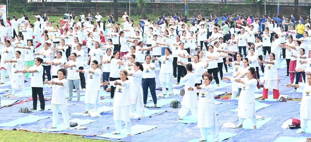 International Day of Yoga celebration in Pokhara