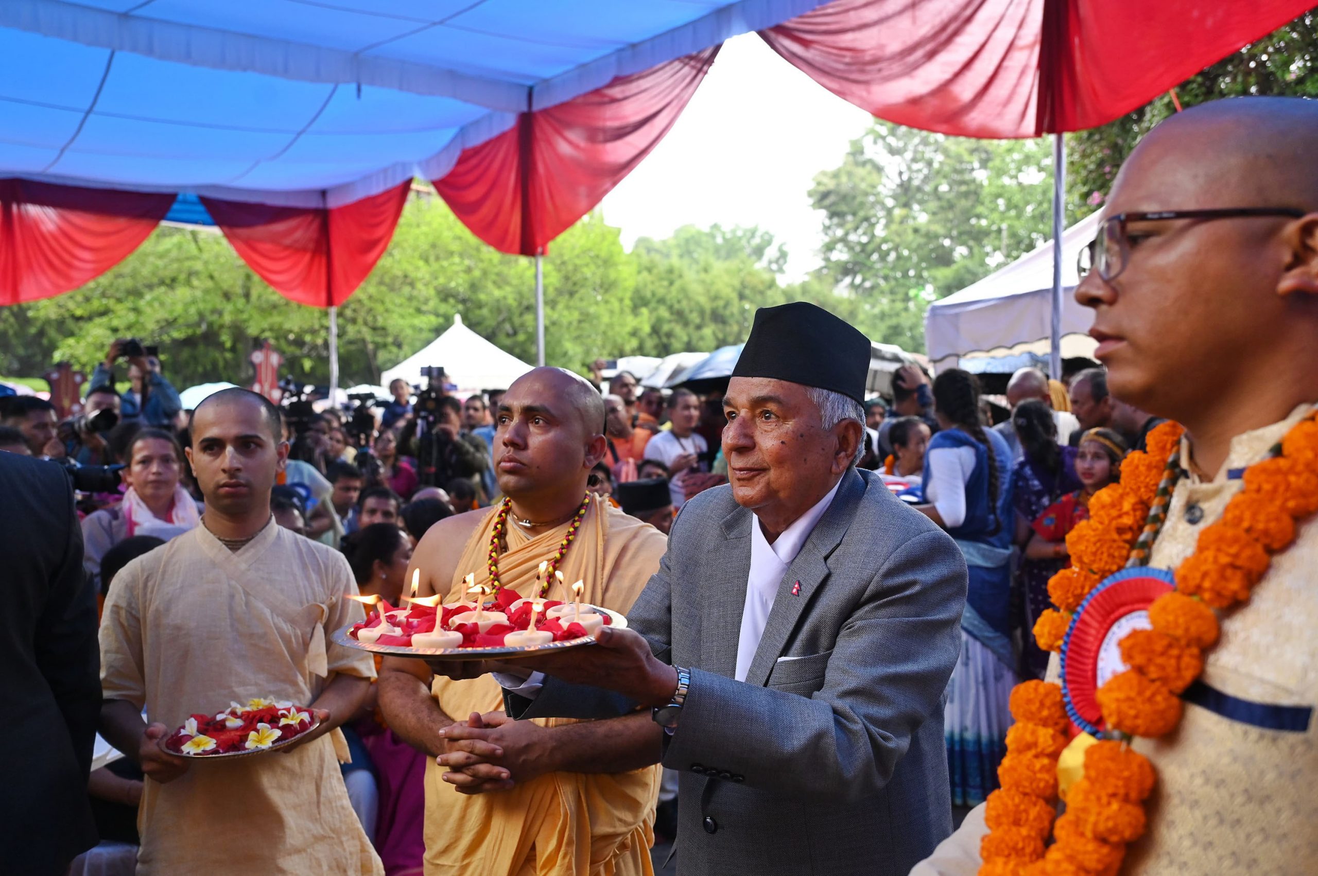 President Paudel inaugurates Jagannath Chariot Procession